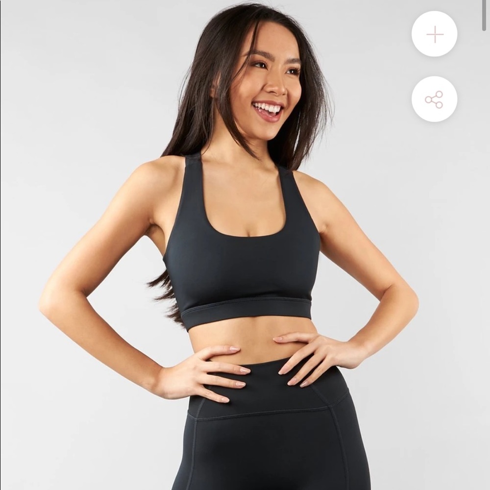 Buff bunny black eco sports bra never been worn
